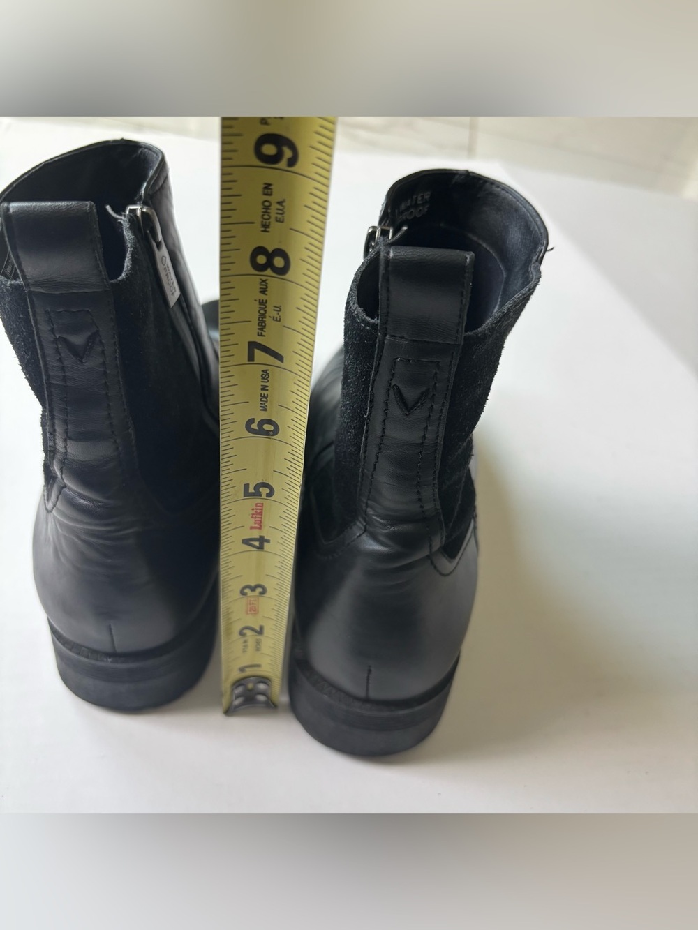 Vionic Brynn Black Leather Suede Waterproof Ankle Boots Orthotic Winter Size 10 - Picture 11 of 12